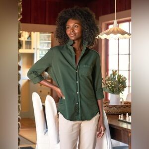 Frank & Eileen Vintage Green Relaxed Button-Up Shirt